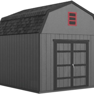 Handy Home Braymore 10×12 Wood Shed Kit w/ Floor