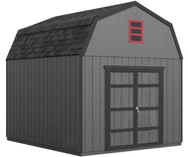 Handy Home Braymore 10×12 Wood Shed Kit w/ Floor