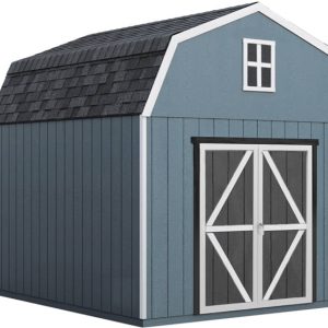 Handy Home Braymore 10×16 Wood Shed Kit w/ Floor