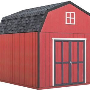Handy Home Braymore 10×18 Wood Shed Kit w/ Floor