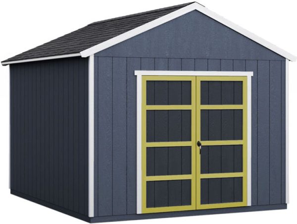 Handy Home Rookwood 10×16 Wood Shed Kit w/ Floor