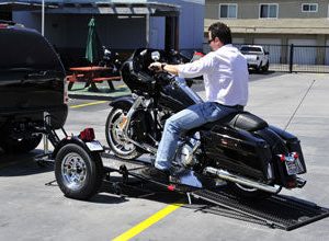 Single Ride-Up SRL Stand-Up™ Motorcycle Trailer - Image 9