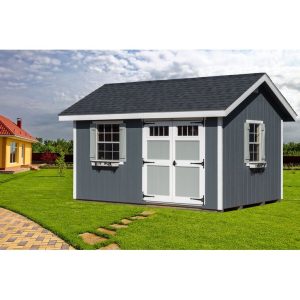 EZ-Fit Sheds Heritage 14 ft. W x 10 ft. D Wooden Horizontal Storage Shed