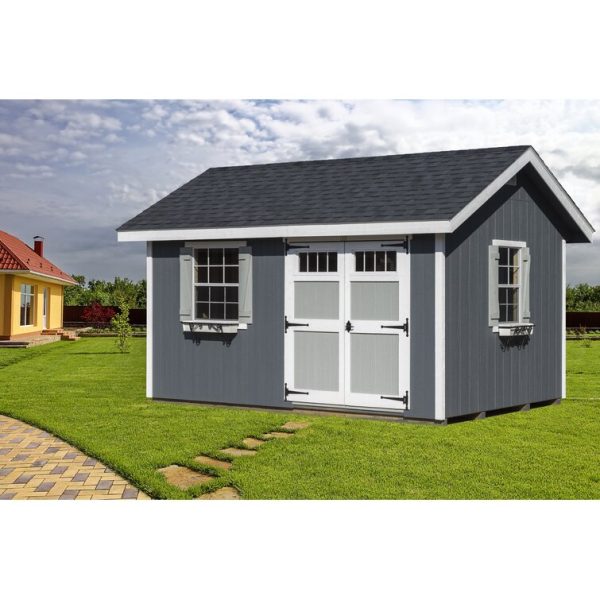 EZ-Fit Sheds Heritage 14 ft. W x 10 ft. D Wooden Horizontal Storage Shed - Image 3