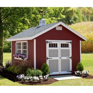 EZ-Fit Sheds Homestead 10 ft. W x 12 ft. D Wood Storage Shed