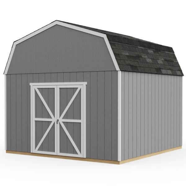 Handy Home Hudson 12 ft. W x 12 ft. D Solid + Manufactured Wood Storage Shed - Image 5