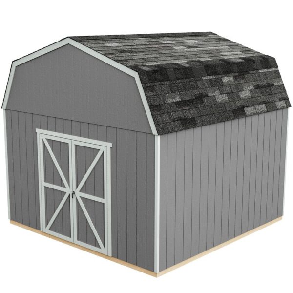 Handy Home Hudson 12 ft. W x 12 ft. D Solid + Manufactured Wood Storage Shed - Image 4
