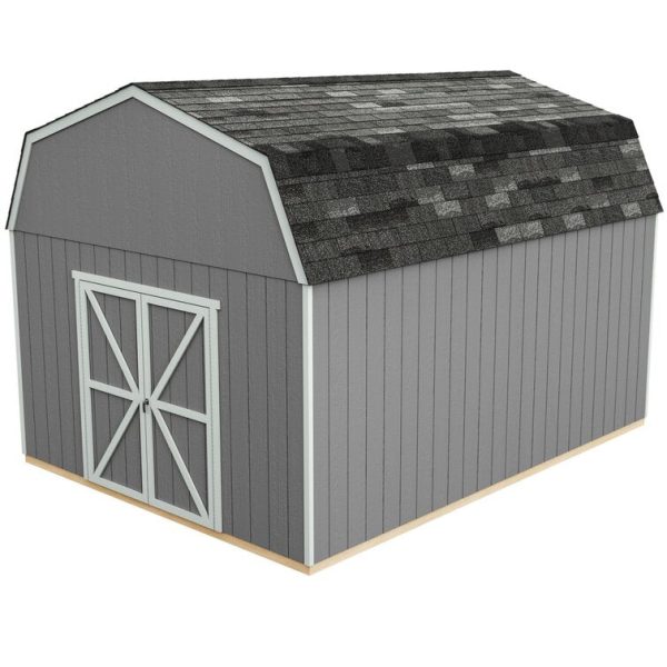 Handy Home Hudson 12 ft. W x 16 ft. D Solid + Manufactured Wood Storage Shed - Image 6