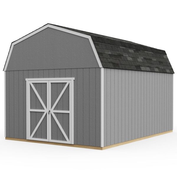 Handy Home Hudson 12 ft. W x 16 ft. D Solid + Manufactured Wood Storage Shed - Image 5