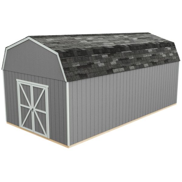 Handy Home Hudson 12 ft. W x 24 ft. D Solid + Manufactured Wood Storage Shed - Image 4