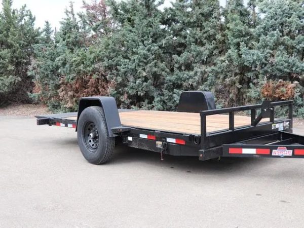 7 X 14 Interstate Single Axle Tilt 7K Trailer - Image 4