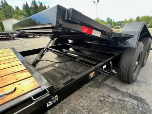 7 X 22 Interstate Hydraulic Tilt 14K Trailer - Image 7