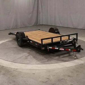 7 X 16 Interstate Full Bed Single Axle Tilt 7K Trailer - Image 5