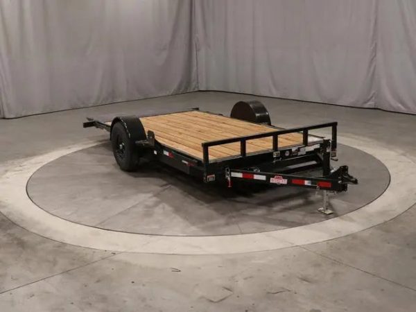 7 X 16 Interstate Full Bed Single Axle Tilt 7K Trailer - Image 5