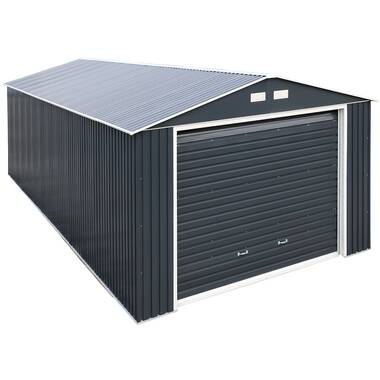 Arrow Elite 12 ft. W x 16 ft. D Galvalume Steel Storage Shed - Image 9