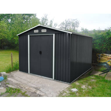 Arrow 10 ft. W x 8 ft. D Galvanized Steel Portable Storage Shed - Image 6