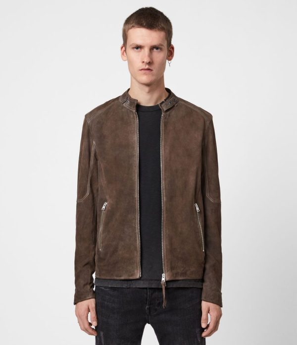 Grantham suede brown jacket for men