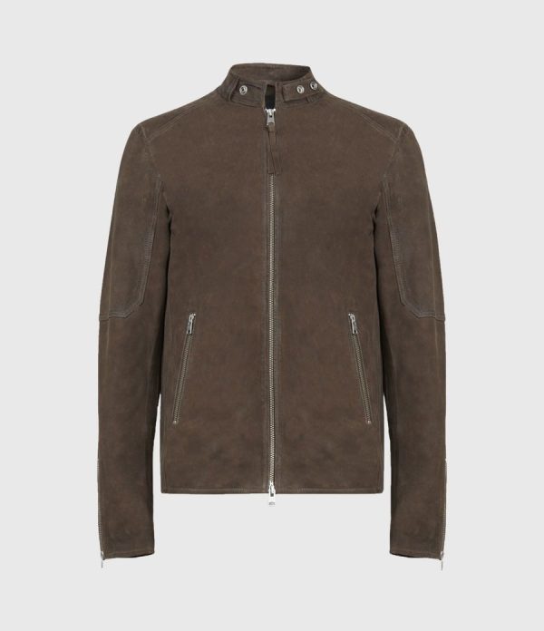 Grantham suede brown jacket for men - Image 2