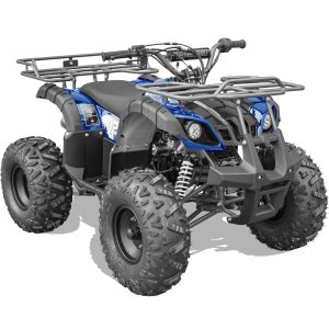 MotoTec Bull 125cc 4-Stroke Kids Gas ATV - Blue