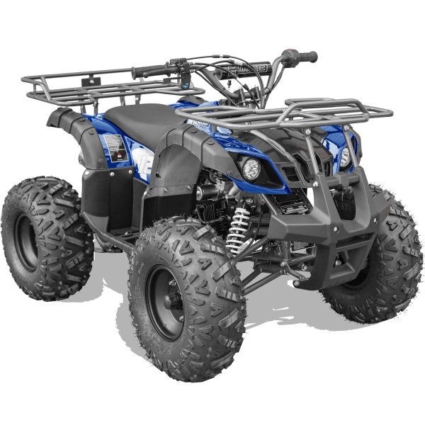 MotoTec Bull 125cc 4-Stroke Kids Gas ATV - Blue