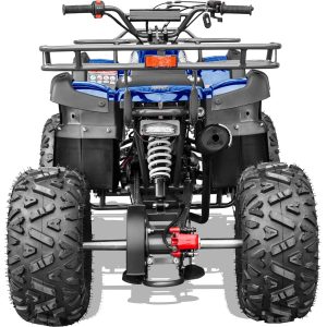 MotoTec Bull 125cc 4-Stroke Kids Gas ATV - Blue - Image 6