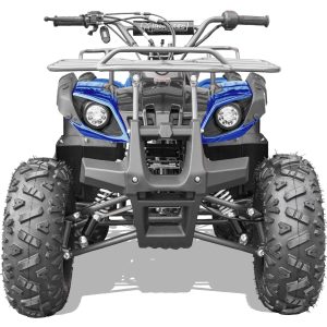 MotoTec Bull 125cc 4-Stroke Kids Gas ATV - Blue - Image 11