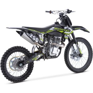MotoTec X5 250cc 4-Stroke Gas Dirt Bike Black - Image 6