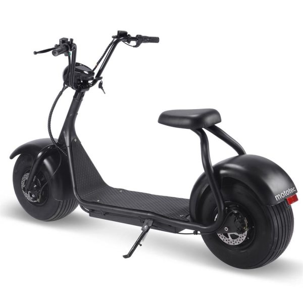 MotoTec Fat Tire 60v 18ah 2000w Lithium Electric Scooter Black - Image 6