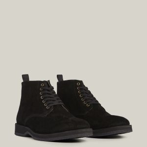 Mathias black suede boots for men - Image 4