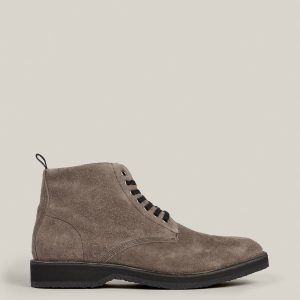Mathias grey suede boots for men