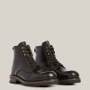 Holster black leather boots for men - Image 3
