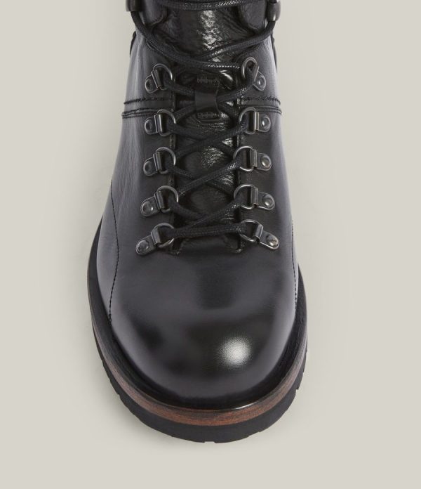 Felton black leather boots for men - Image 2
