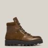 Kai brown leather boots for men