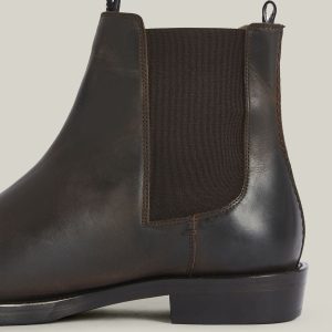 Eli black leather boots for men - Image 3