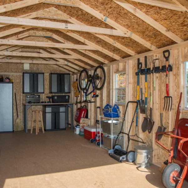 Handy Home Manhattan 12 ft. W x 24 ft. D Manufactured Wood Storage Shed - Image 5
