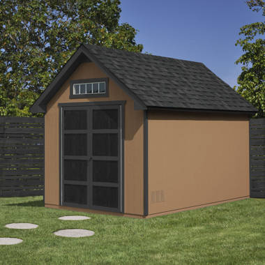 Handy Home Modesto 8 ft. W x 12 ft. D Wood Storage Shed - Image 7