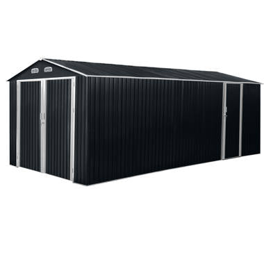 Arrow 12 ft. W x 17 ft. D Galvanized Steel Storage Shed - Image 6