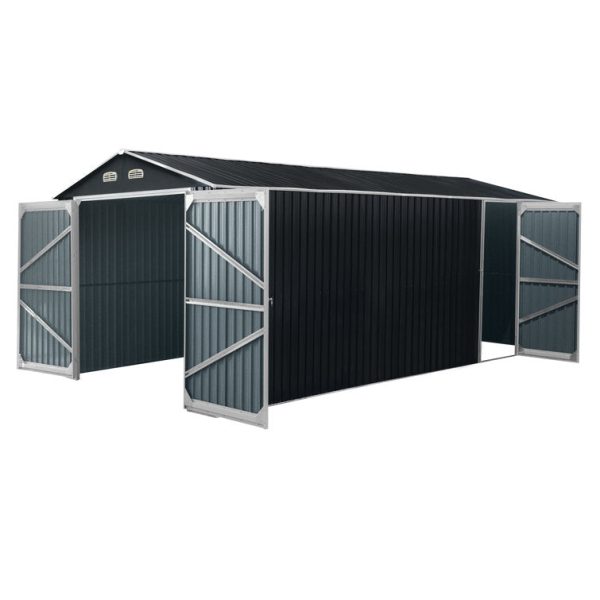 Arlmont & Co Momie 13 ft. W x 20 ft. D Metal Storage Shed - Image 13