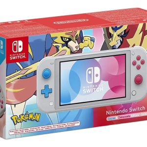 Nintendo Switch Lite Zacian and Zamazenta Pokemon Edition Gray – US Charger (HDHSGBZAA) - Image 3
