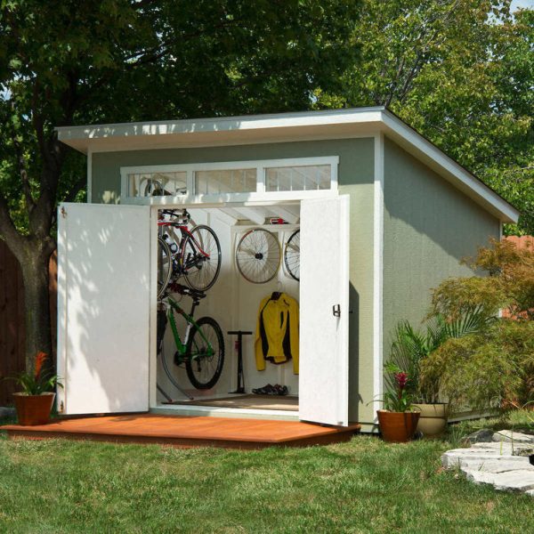 Handy Home Olympia Do 10 ft. W x 7.5 ft. D Manufactured Wood Storage Shed - Image 7