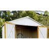 PAWZ Road Outdoor 5.8 ft. W x 3.9 ft. D Metal Storage Shed - Image 4