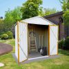 PAWZ Road Outdoor 5.8 ft. W x 3.9 ft. D Metal Storage Shed - Image 2
