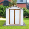 PAWZ Road Outdoor 5.8 ft. W x 3.9 ft. D Metal Storage Shed - Image 6