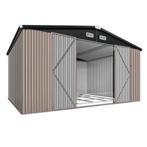 Outdoor Storage Shed With Base 10 X 12 Ft