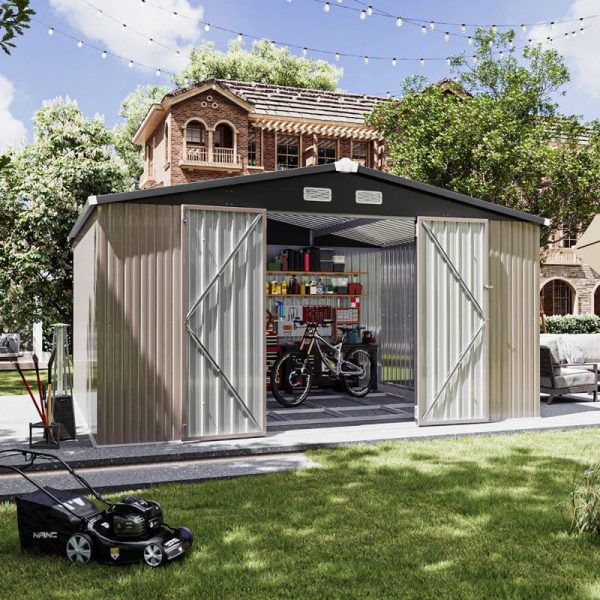 Outdoor Storage Shed With Base 10 X 12 Ft - Image 3