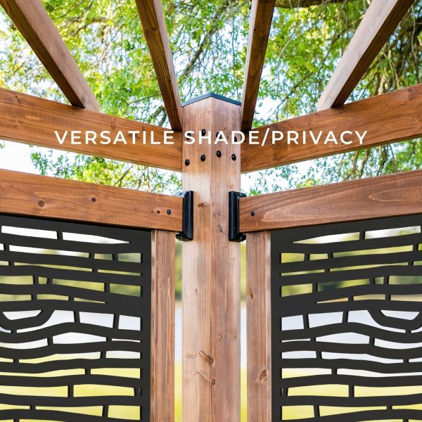 Tuscany Cabana Pergola with Conversation Seating – Bamboo Panels - Image 4