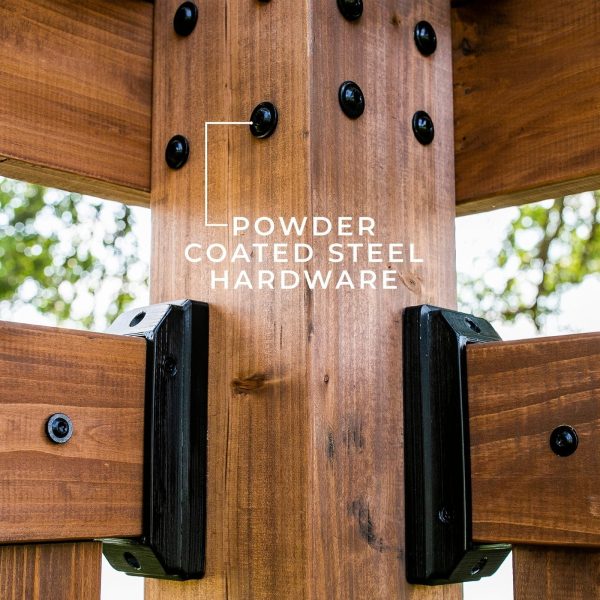 Tuscany Cabana Pergola with Conversation Seating – Bamboo Panels - Image 12