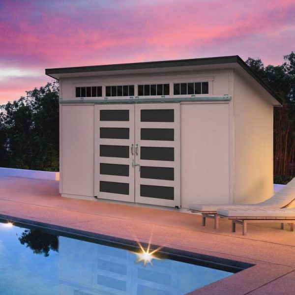 Handy Home Palisade 12 ft. W x 8 ft. D Wood Storage Shed - Image 4