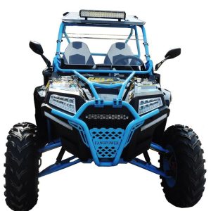 400cc GVX Gas Golf Cart UTV 4x4 With Rear Flip Seat Street Legal Light Package All Wheel Drive - BLACK - Image 5