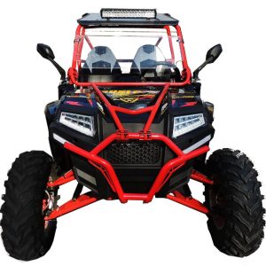 400cc GVX Gas Golf Cart UTV 4x4 With Rear Flip Seat Street Legal Light Package All Wheel Drive - BLACK - Image 7